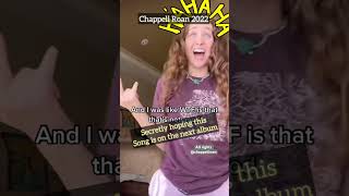 Chappell Roan tells the story of spraining her neck chappellroan wlwtiktok [upl. by Mack81]