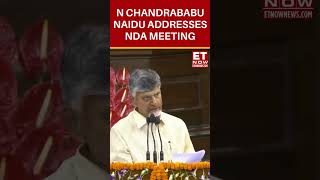 Kingmaker N Chandrababu Naidu Supports PM Modi At The NDA Parliamentary Meeting shorts [upl. by Parnell318]