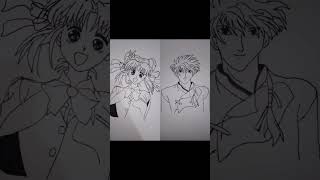 FUSHIGI YUUGI MIAKA AND TAMAHOME SKETCH [upl. by Katherine]