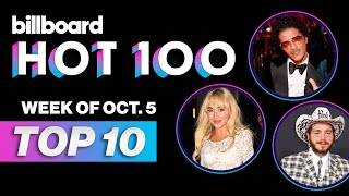 Billboard Hot 100 Top 10 Countdown For October 5 2024  Billboard News [upl. by Nylauqcaj562]