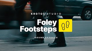 Foley Footsteps Sound Effect  100 Royalty Free  No Copyright [upl. by Acinorej114]