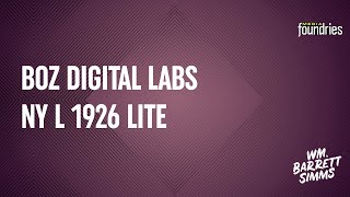 Boz Digital Labs  NY 1926 L Lite  Demo [upl. by Watt]