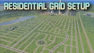 🏗️ Crafting a Unique Street Layout New Residential Area in Cities Skylines 🏙️ [upl. by Giltzow]