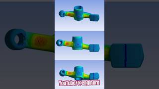 FEA analysis of a rocker arm engineering FEA feaanalysis science satisfying diy [upl. by Aihsinat]