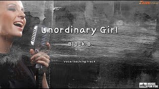 Unordinary Girl  Block B Instrumental amp Lyrics [upl. by Fidellas]