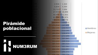 Como hacer una pirámide poblacional [upl. by Hepsoj961]
