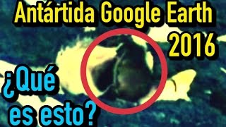 ¿Qué han detectado los satélites de Google Earth en la Antártida [upl. by Ahtnama316]