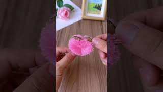 Craft a Love Shape Key Ring  🤩🥰 shorts shortsvideo shortsfeed [upl. by D'Arcy]