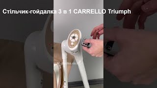 Найефективніший огляд стільцягойдалки Carrello Triumph каррелло тріумф [upl. by Hairacaz879]