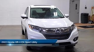 2022 Honda HRV EX Sport Utility Akron Canton Wadsworth Cuyahoga Falls Green [upl. by Jegar]