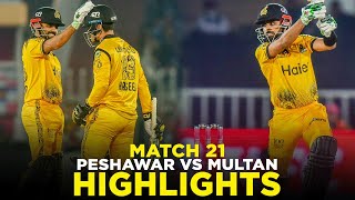 PSL 9  Full Highlights  Peshawar Zalmi vs Multan Sultans  Match 21  M2A1A [upl. by Airamanna]