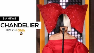 Sia  Chandelier Live on GMA [upl. by Gittel]