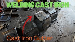 9 How to Weld Cast Iron  Making amp welding cast iron Guttering Joints [upl. by Nylanna]