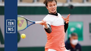 Gaël Monfils vs Alexander Bublik  Temps Forts du 1er Tour  RolandGarros 2020  FFT [upl. by Suillenroc]