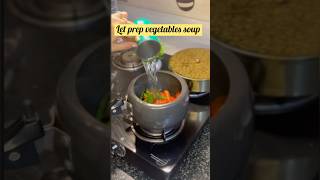 Let prep vegetables soup minivlog recipe food [upl. by Enyr]