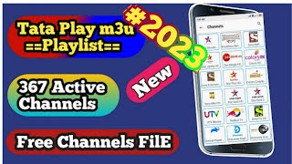 💥Open m3u playlist New 📄 tata play m3u playlist open Karo sirf do minute metataplay [upl. by Hibbs636]