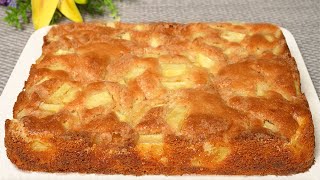 Kuchen in 5 Minuten Der berühmte Apfelkuchen der in ihrem Mund schmilzt Einfach und lecker [upl. by Welby]