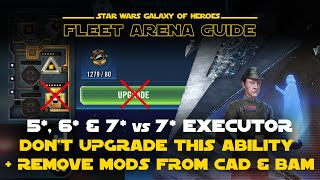 Executor Mirror Guide 20 After Buffs  SWGOH Fleet Arena [upl. by Emmuela259]