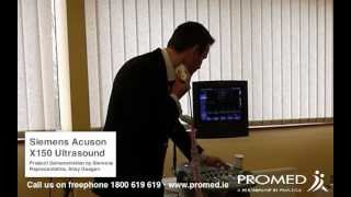 Siemens Acuson X150 Ultrasound Demo [upl. by Pomeroy]