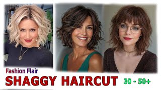 BEST HAIRCUTS 2024 for medium hair for girls and womenshaggy bobthin hair [upl. by Cyler]