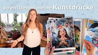 Vom Original zum Kunstdruck So erstelle amp verpacke ich meine Kunstdrucke  Kunst verkaufen [upl. by Oirelav744]