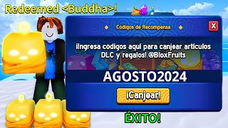 🤑 35 CÓDIGOS DE BLOX FRUITS CODES ROBLOX AGOSTO 2024 [upl. by Nealah]