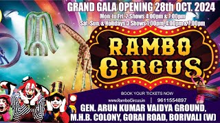 Rambo Circus MHB colony Borivali W [upl. by Harriette884]