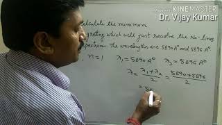 Numerical problems on Fraunhofer diffraction due to single slit and transmission grating [upl. by Ojybbob663]