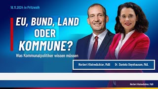 LIVE  EU Bund Land oder Kommune [upl. by Bland]