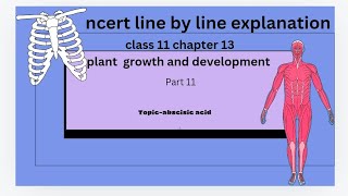 abscisic acid ncert line by line explanation [upl. by Flore717]