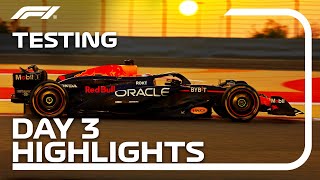 Day 3 Highlights  F1 PreSeason Testing 2024 [upl. by Alleroif]