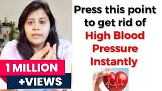 Acupressure for High Blood Pressure  5 Minutes Acupressure point Massage for controlling High BP [upl. by Arella]