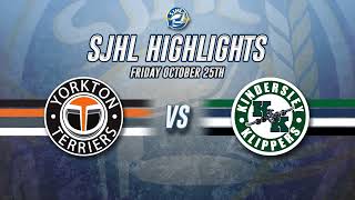 HIGHLIGHTS Yorkton Terriers  Kindersley Klippers Oct 25 2024 [upl. by Nomead265]