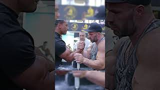 Larry Wheels met the real power of Denis Cyplenkov armwrestling [upl. by Dur]