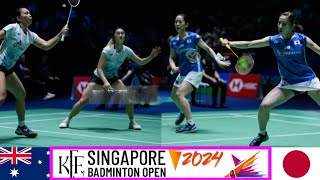 MatsuyamaShida JPN vs MapasaYu AUS  R16  Badminton KSO24 [upl. by Mile]