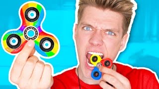 DIY Candy Fidget Spinners YOU CAN EAT Rare Edible Fidget Spinner amp Tricks [upl. by Alathia481]