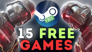 Top 15 Free Steam Games [upl. by Grishilde]