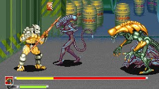 Alien vs Predator Longplay Arcade 4K [upl. by Eah625]