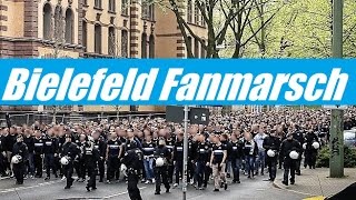 VfL Bochum 11 Arminia Bielefeld  Fanmarsch [upl. by Sukramal]