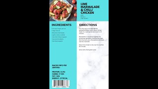 Lime Marmalade and Chilli Chicken [upl. by Nonrev]