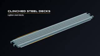 Strength in Every Step Scafomrux Clinched Steel Decks for RINGSCAFF Modular Scaffold [upl. by Flower758]