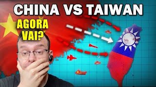 CHINA CERCA TAIWAN DE NOVO [upl. by Ahsilav]