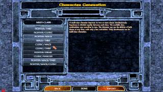 Baldurs Gate  Enhanced Edition Character Creation Guide [upl. by Nehttam]