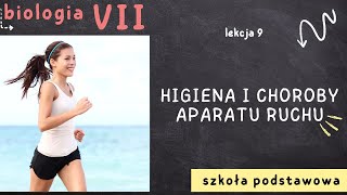 Biologia 7 Lekcja 9  Higiena i choroby aparatu ruchu [upl. by Triley]