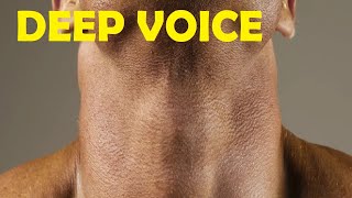 how to get a deeper voice easy in 3 minutes [upl. by Bab358]