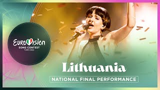 Monika Liu  Sentimentai  Lithuania 🇱🇹  National Final Performance  Eurovision 2022 [upl. by Artened354]