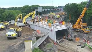 Timelapse  Inschuiven 70 meter lange tunnel [upl. by Yelrebma]