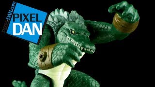 Nickelodeon Teenage Mutant Ninja Turtles Leatherhead Figure Video Review [upl. by Efthim267]