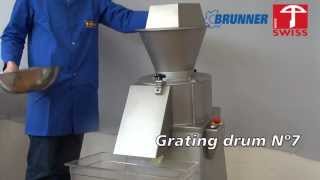 BrunnerAnliker Industrial cheese grater IR 250 [upl. by Eenehs]