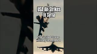 The United Stated Military launched airstrikes against Isis in Syria [upl. by Outlaw]